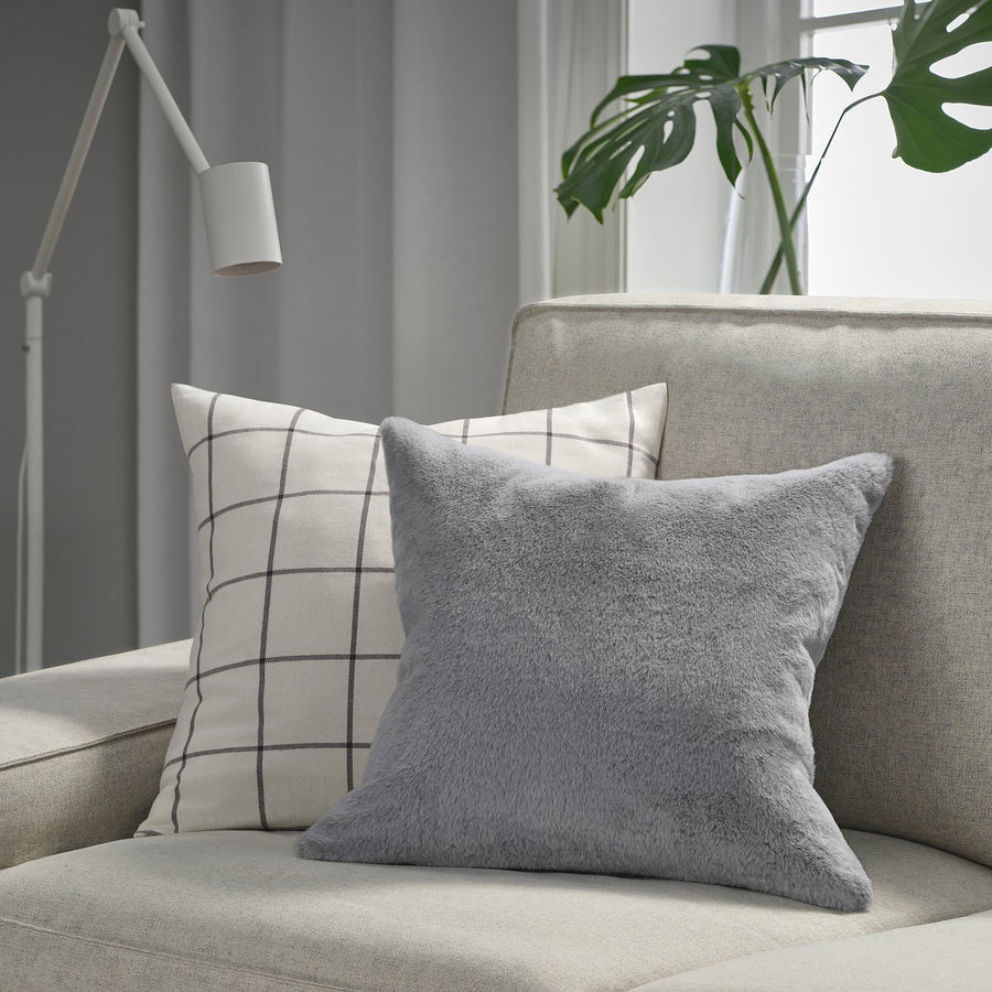 ULLGRIMMIA cushion cover, grey, 48x48 cm
