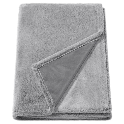 ULLGRIMMIA throw, grey, 130x170 cm
