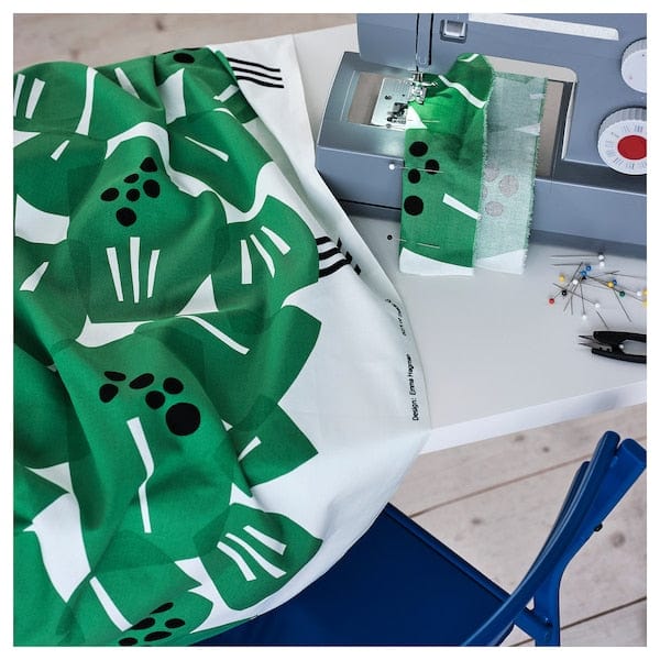 Ikea ULLRANUNKEL - Pre-cut fabric, green, 150x300 cm
