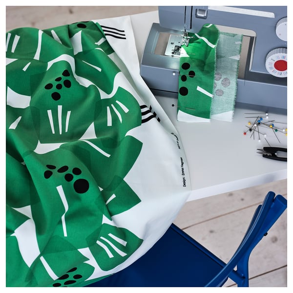 ULLRANUNKEL - ULLRANUNKEL Pre-cut fabric, green, 150x300 cm