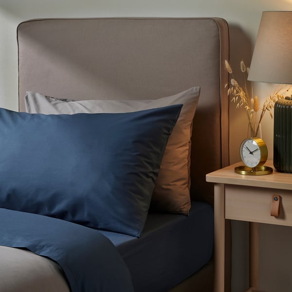 ULLVIDE pillowcase, dark blue, 50x80 cm