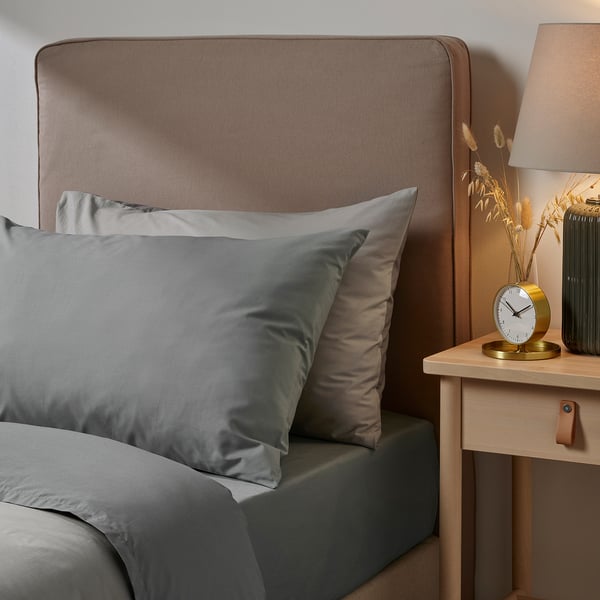 ULLVIDE pillowcase, grey, 50x80 cm
