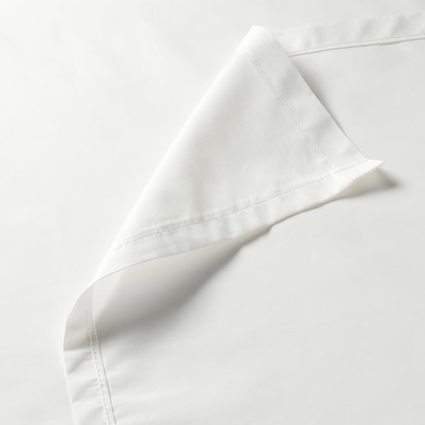 ULLVIDE flat sheet, white, 150x260 cm