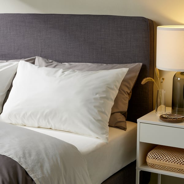 ULLVIDE flat sheet, white, 240x260 cm