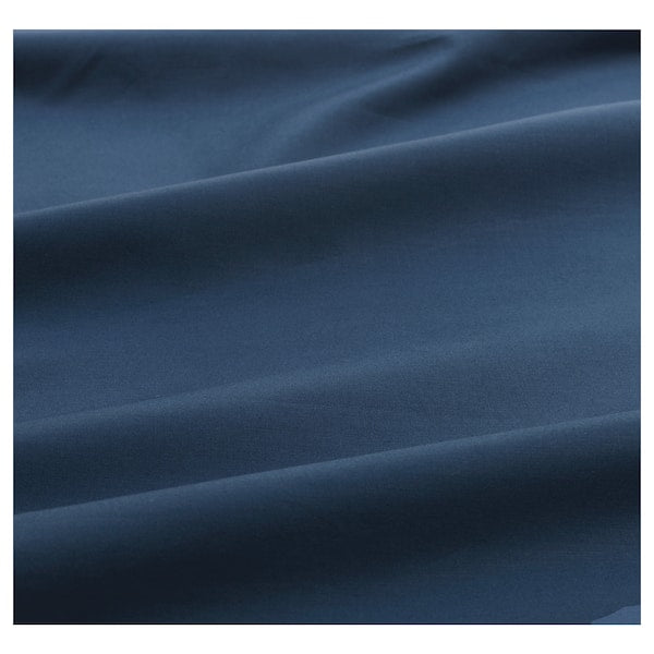 ULLVIDE Sheet with corners - dark blue 90x200 cm , 90x200 cm