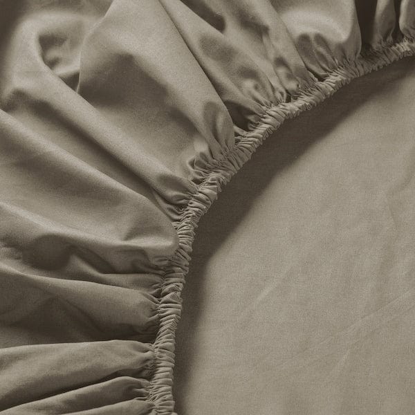 Ikea ULLVIDE - Sheet with corners, gray-beige,140x200 cm