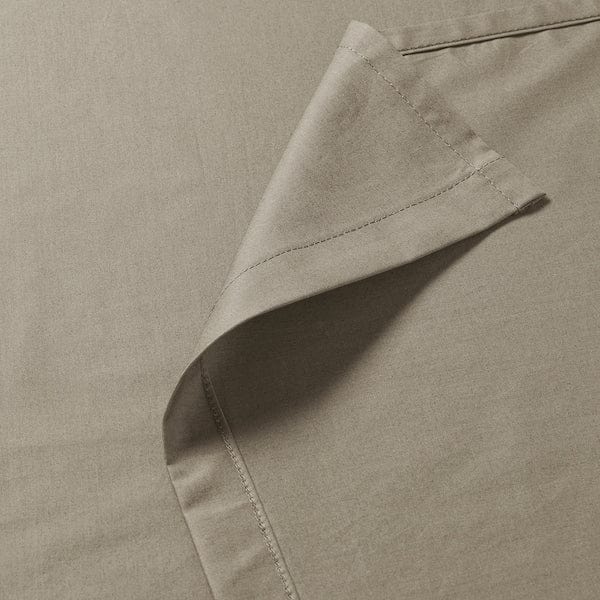 Ikea ULLVIDE - Sheet, gray-beige,150x260 cm