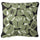 UNDERBLOMMA - UNDERBLOMMA Cushion cover, black/grey-green, 50x50 cm