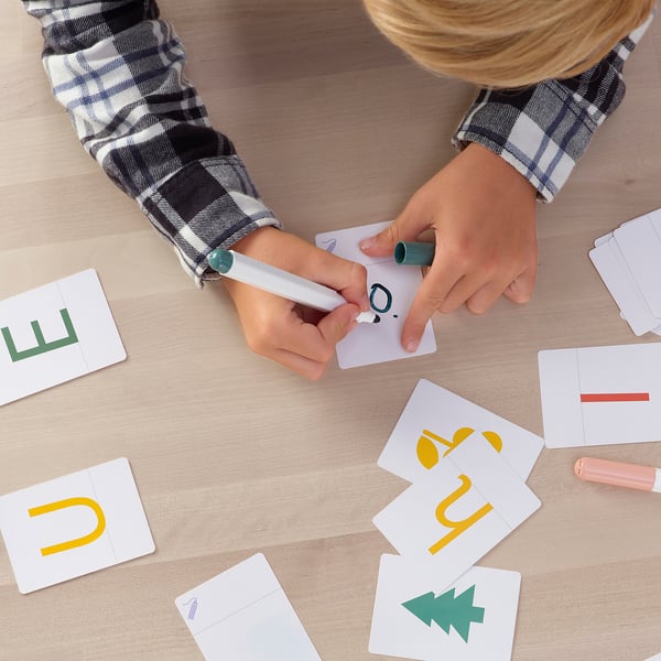 UNDERHÅLLA - UNDERHÅLLA Cards w letters, numbers, signs