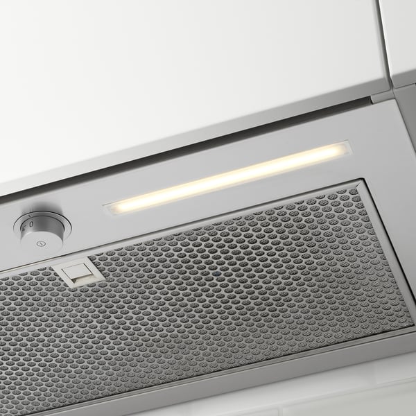 UNDERVERK built-in extractor hood, stainless steel, 60 cm