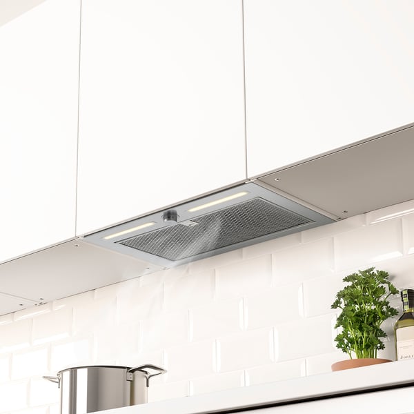 UNDERVERK built-in extractor hood, stainless steel, 60 cm