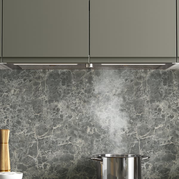 UNDERVERK built-in extractor hood, stainless steel, 80 cm