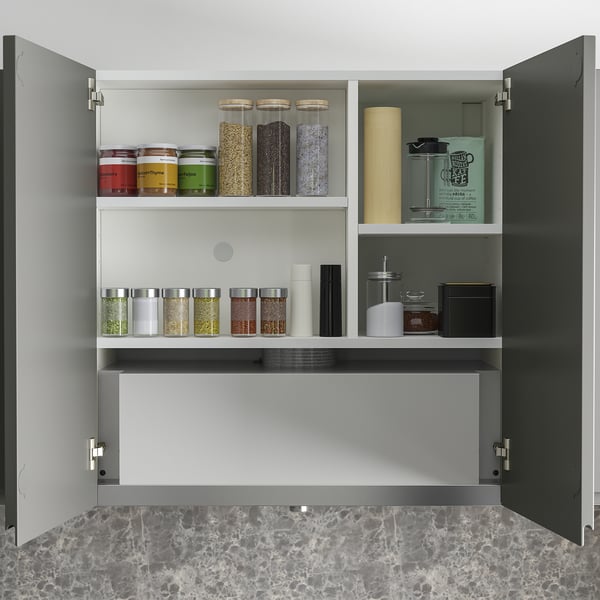 UNDERVERK built-in extractor hood, stainless steel, 80 cm