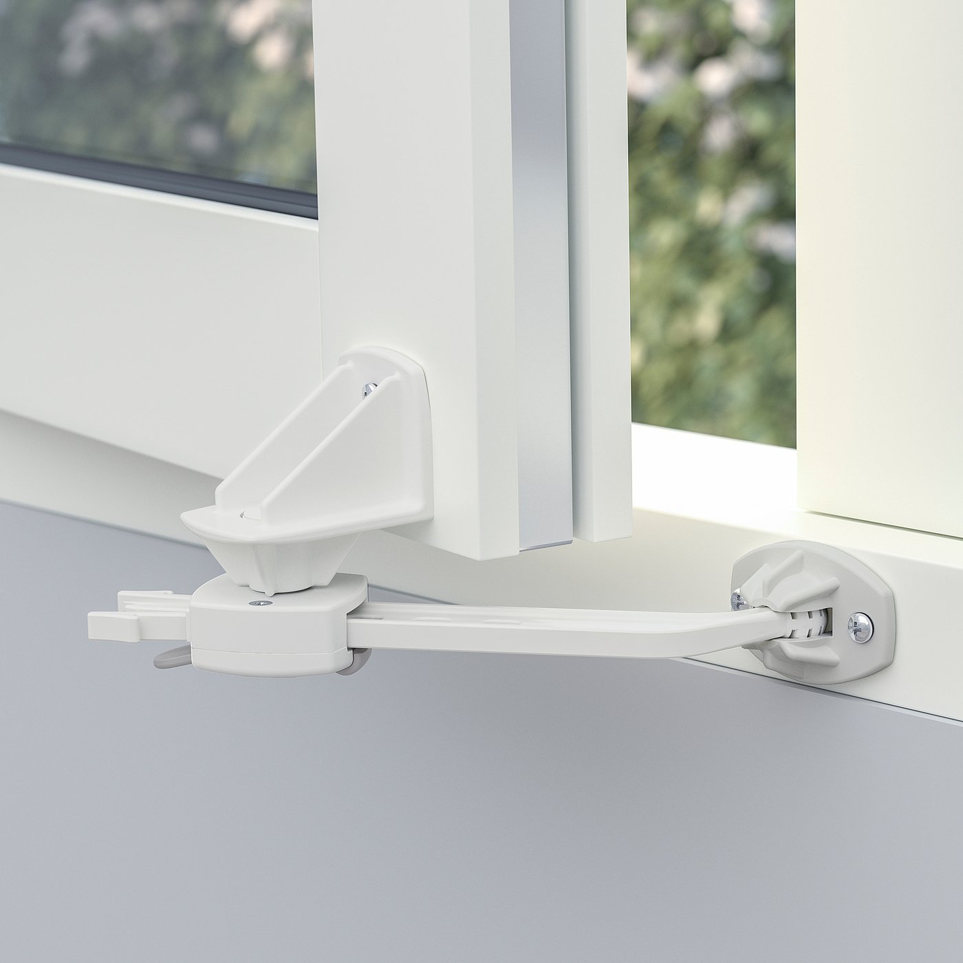 UNDVIKA window catch, white, 2 pack