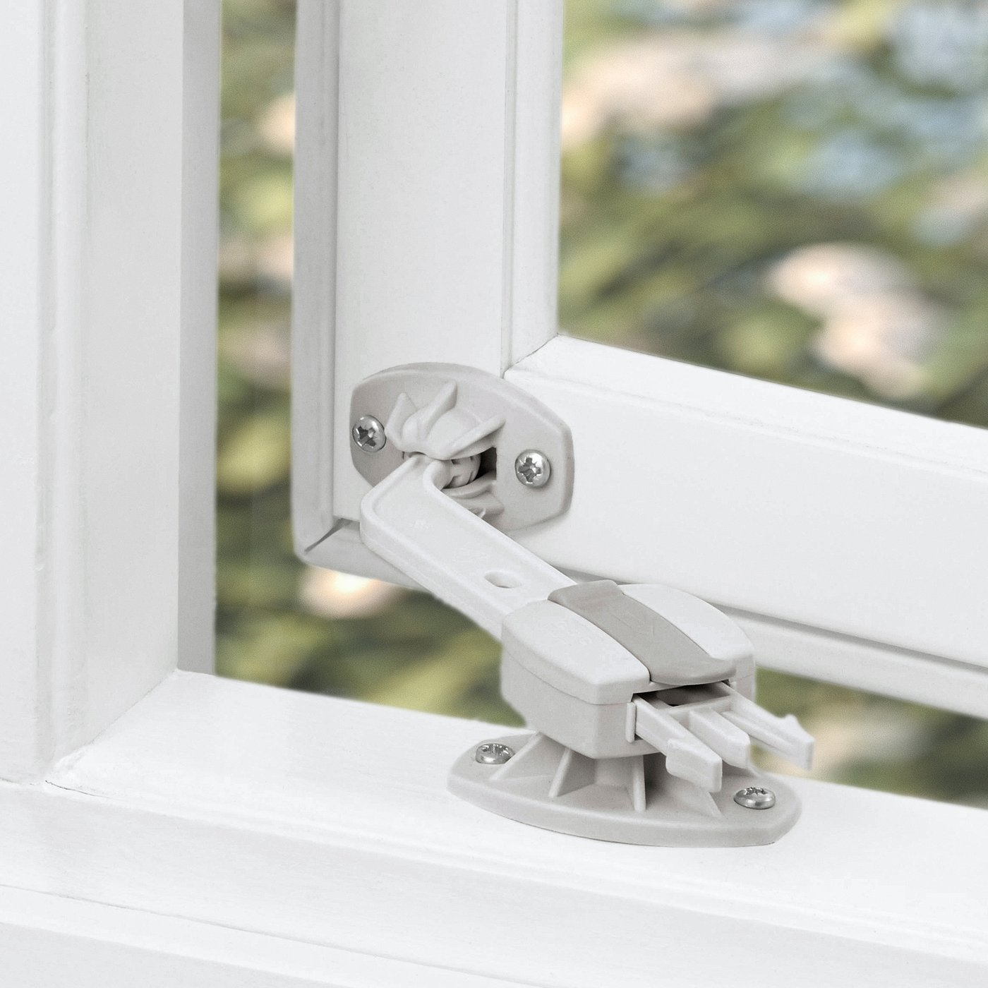UNDVIKA window catch, white, 2 pack