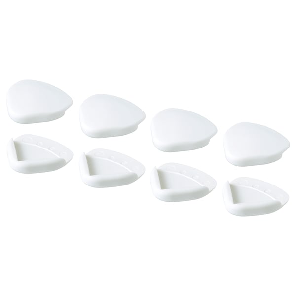 UNDVIKA corner bumper, white, 8 pack