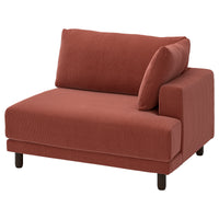 UPPÅKRA cover for 1.5-seat module, right, Samsala brown-red