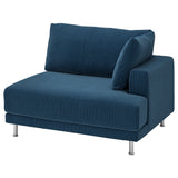 UPPÅKRA cover for 1.5-seat module, right, Samsala dark blue