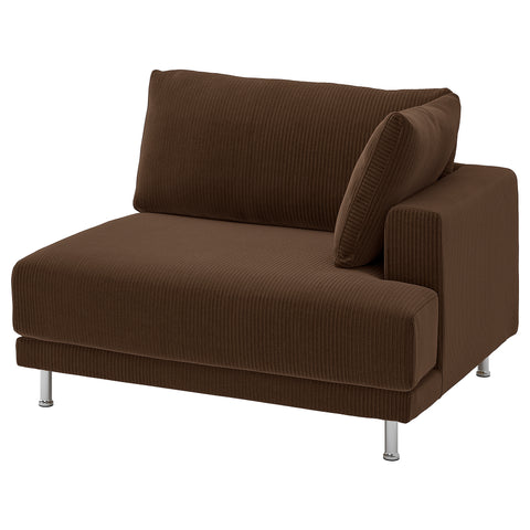 UPPÅKRA cover for 1.5-seat module, right, Samsala dark brown