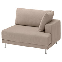 UPPÅKRA cover for 1.5-seat module, right, Samsala grey-beige