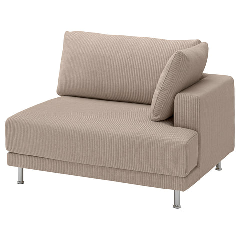 UPPÅKRA cover for 1.5-seat module, right, Samsala grey-beige