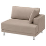 UPPÅKRA cover for 1.5-seat module, right, Samsala grey-beige