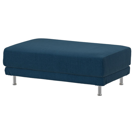 UPPÅKRA cover for footstool, Samsala dark blue
