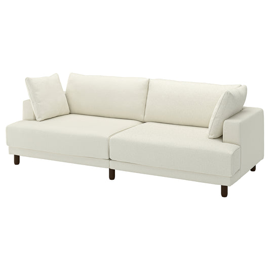 UPPÅKRA 3-seat modular sofa, Axvall off-white, 254x95x107 cm