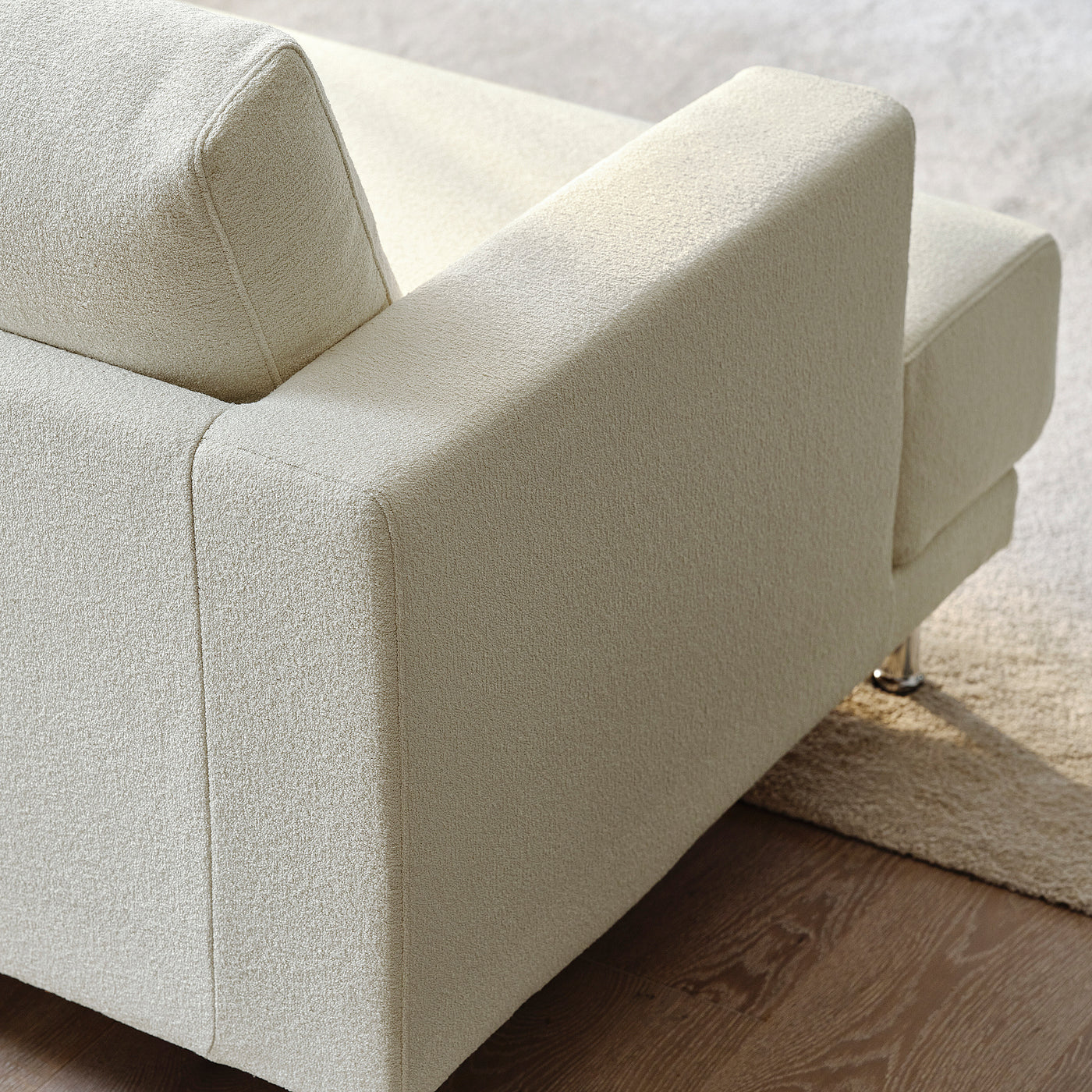 UPPÅKRA 3-seat modular sofa, Axvall off-white, 254x95x107 cm