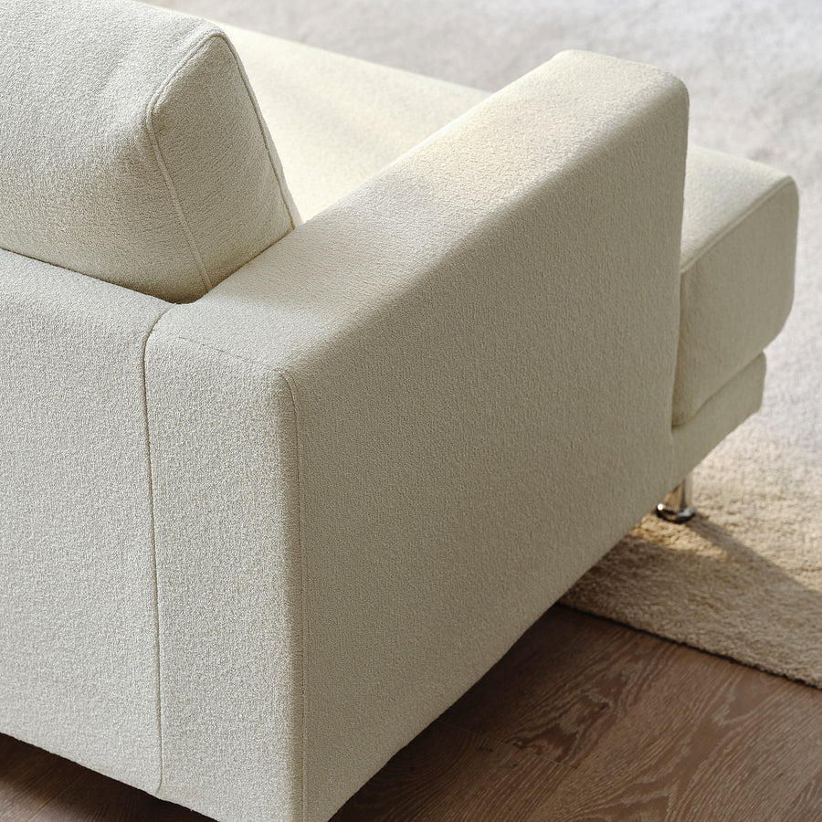 UPPÅKRA 3-seat modular sofa, Axvall off-white, 254x95x107 cm