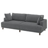 UPPÅKRA 3-seat modular sofa, Johanneshov dark grey, 254x95x107 cm