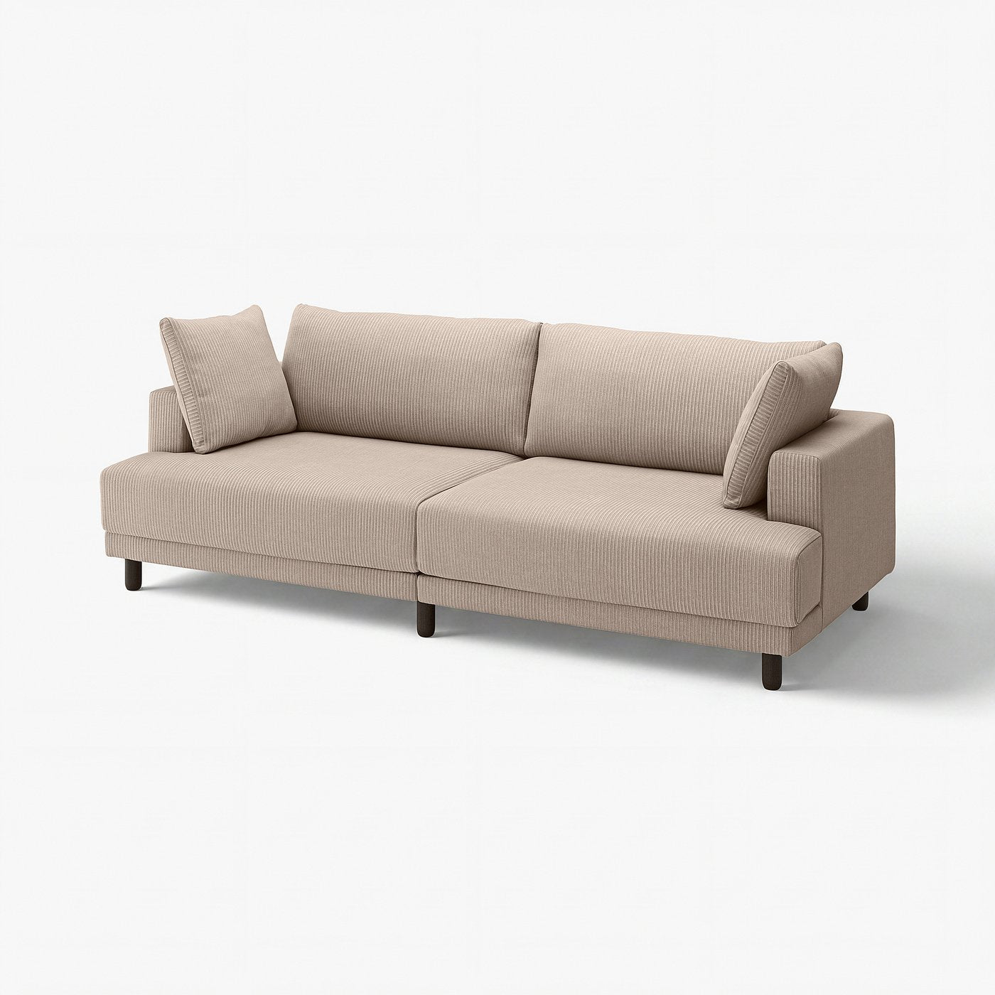 UPPÅKRA 3-seat modular sofa, Samsala grey-beige, 250x95x107 cm