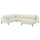 UPPÅKRA u-shaped sofa, 4,5-seat, with chaise longue, right/Axvall off-white, 342 cm