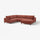 UPPÅKRA u-shaped sofa, 4,5-seat, with chaise longue, right/Samsala brown-red, 342 cm