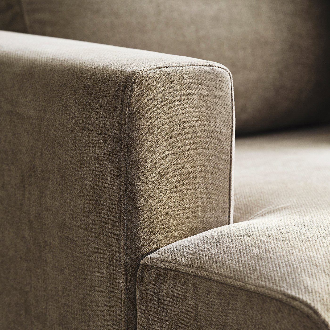 UPPÅKRA u-shaped sofa, 4,5-seat, with chaise longue, left/Johanneshov brown-beige, 342 cm