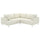 UPPÅKRA modular corner sofa, 3-seat, Axvall off-white, 232x95x107 cm