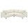 UPPÅKRA modular corner sofa, 3-seat, Axvall off-white, 232x95x107 cm