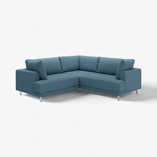 UPPÅKRA modular corner sofa, 3-seat, Axvall dark grey-blue