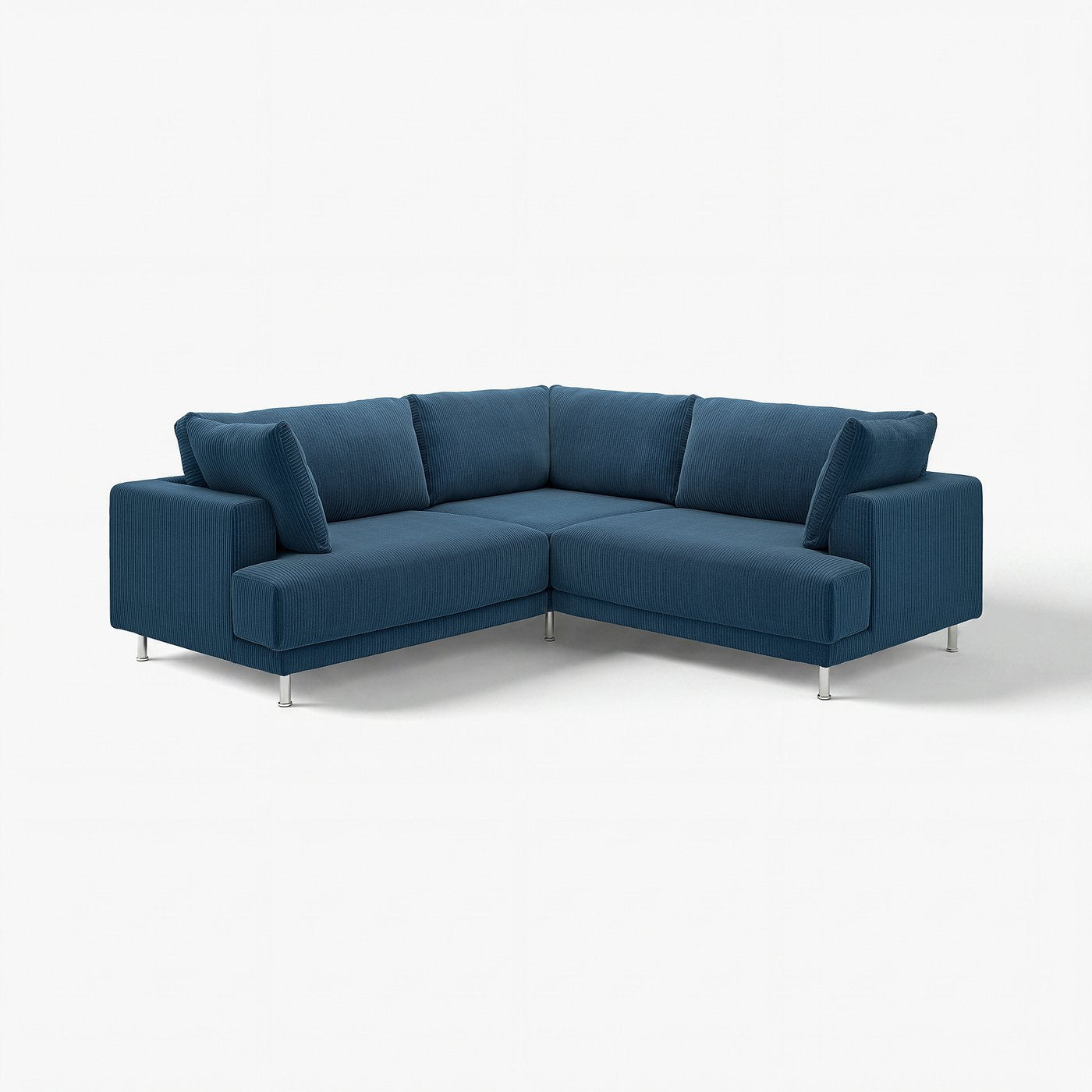 UPPÅKRA modular corner sofa, 3-seat, Samsala dark blue