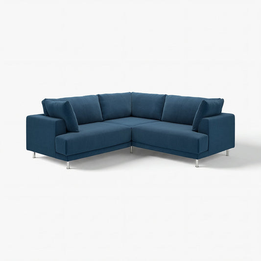 UPPÅKRA modular corner sofa, 3-seat, Samsala dark blue