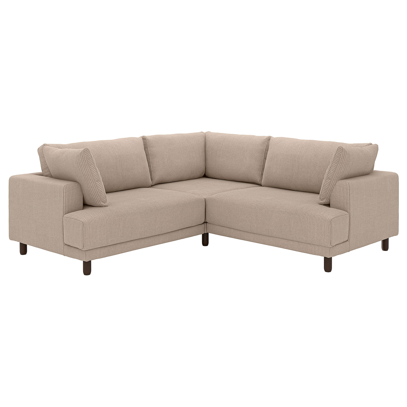 UPPÅKRA modular corner sofa, 3-seat, Samsala grey-beige, 232x95x107 cm