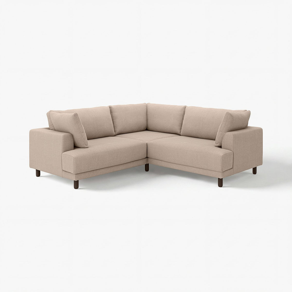UPPÅKRA modular corner sofa, 3-seat, Samsala grey-beige, 232x95x107 cm