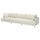UPPÅKRA 4,5-seat modular sofa, Axvall off-white, 364x95x107 cm