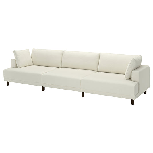 UPPÅKRA 4,5-seat modular sofa, Axvall off-white, 364x95x107 cm