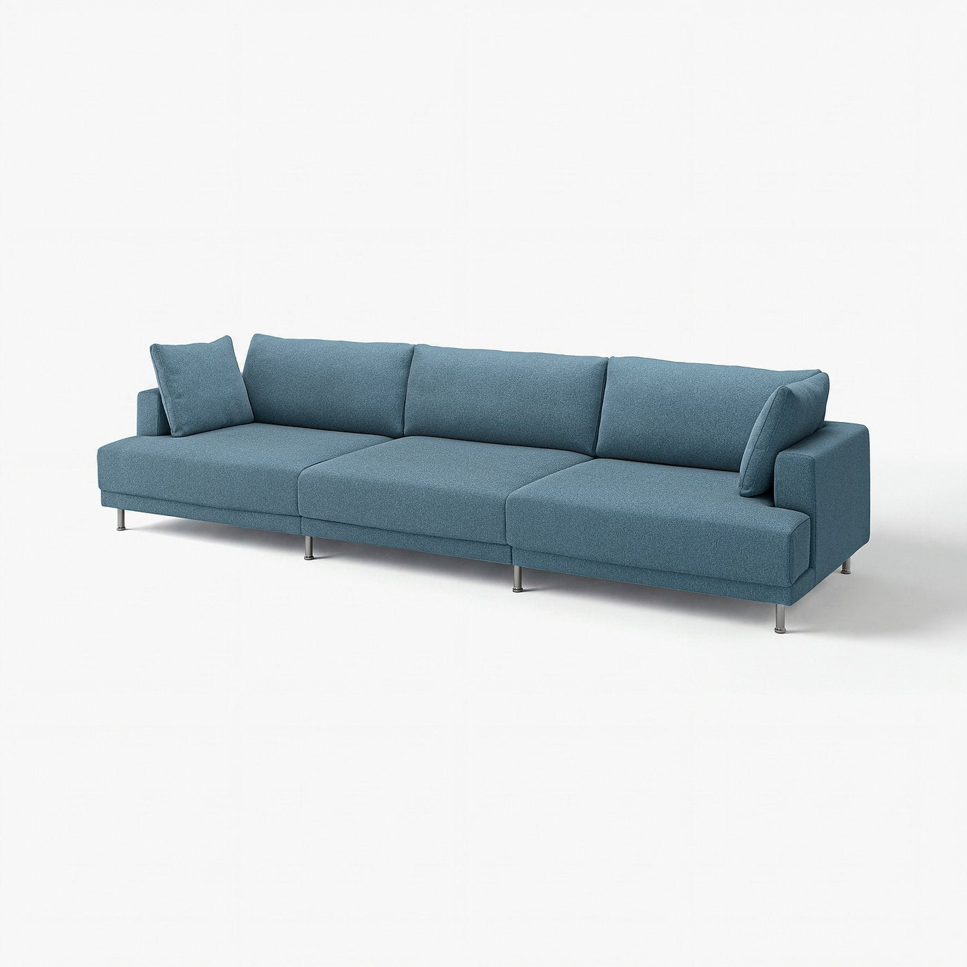 UPPÅKRA 4,5-seat modular sofa, Axvall dark grey-blue, 364x95x107 cm