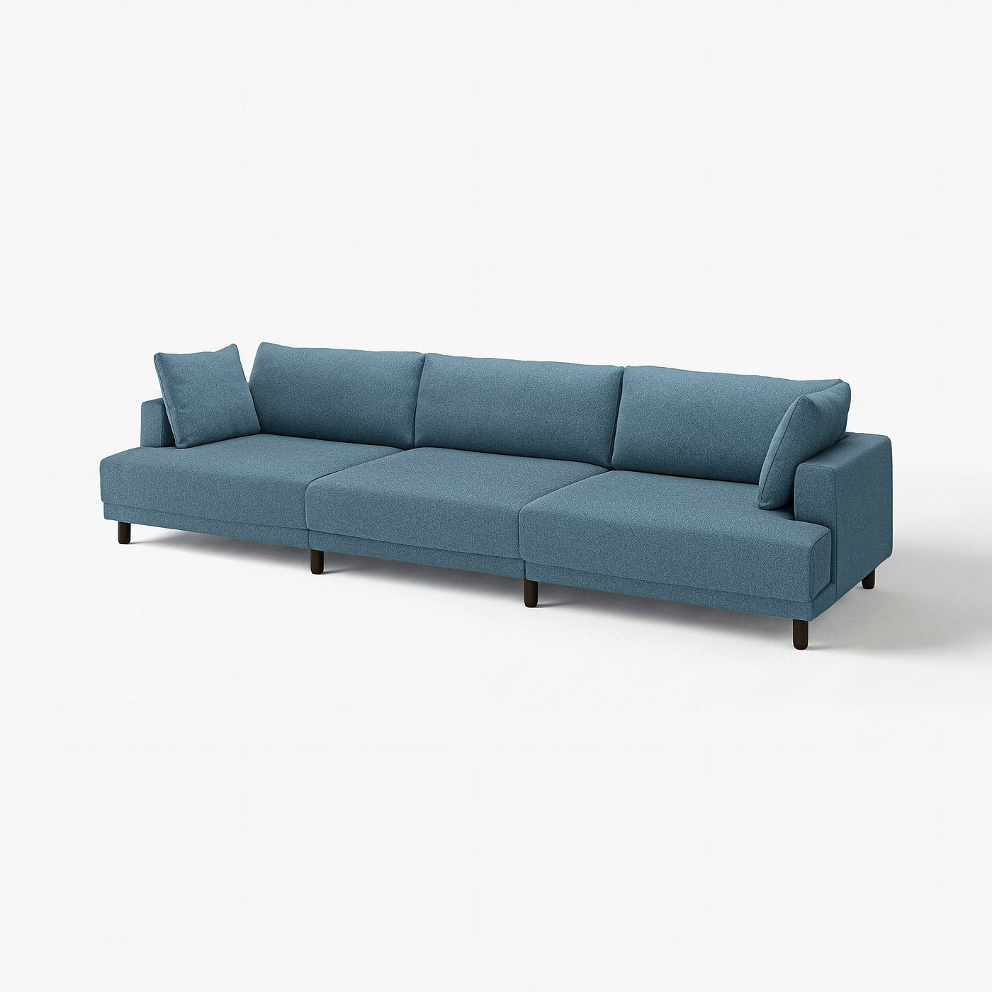UPPÅKRA 4,5-seat modular sofa, Axvall dark grey-blue, 364x95x107 cm