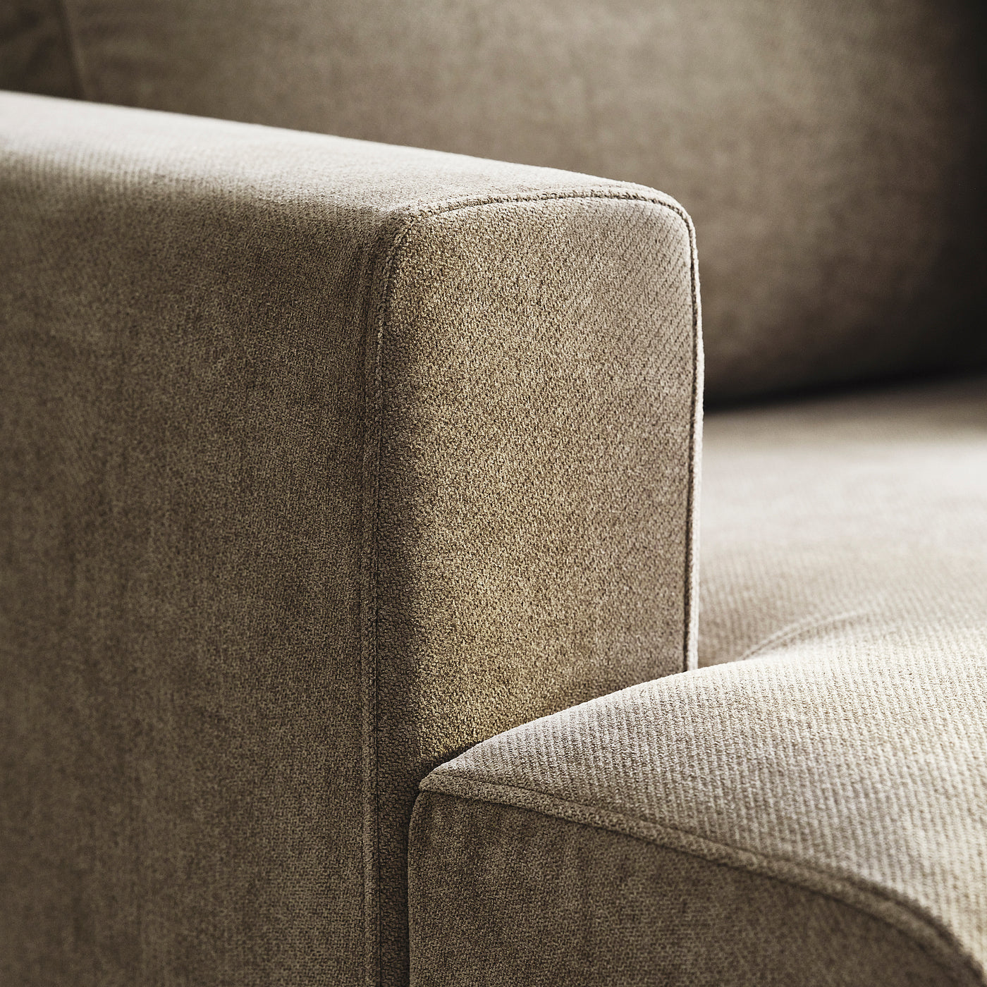 UPPÅKRA 4,5-seat modular sofa, with chaise longue, left/Johanneshov brown-beige, 364x95x180 cm