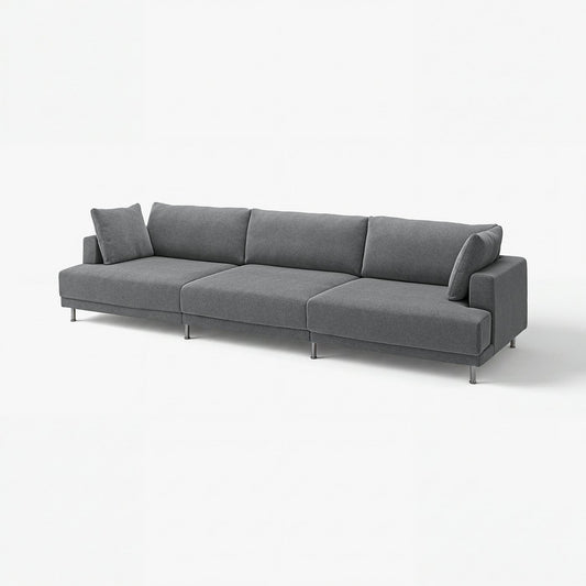 UPPÅKRA 4,5-seat modular sofa, Johanneshov dark grey, 364x95x107 cm