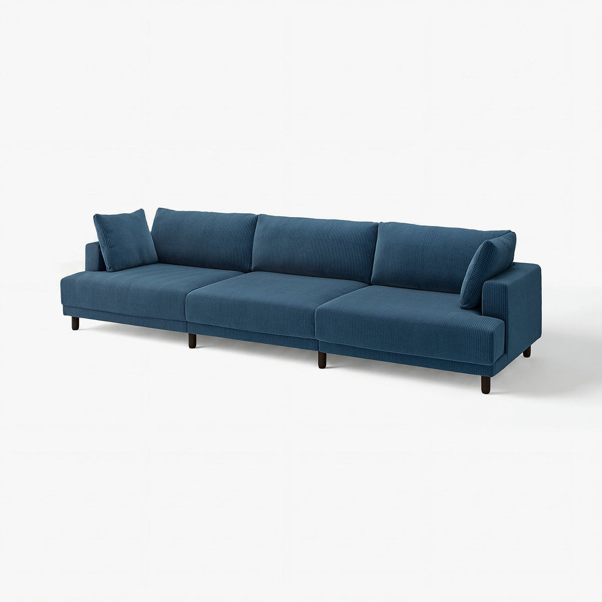 UPPÅKRA 4,5-seat modular sofa, Samsala dark blue, 364x95x107 cm