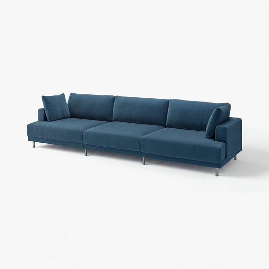 UPPÅKRA 4,5-seat modular sofa, Samsala dark blue, 364x95x107 cm